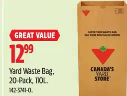 Canadian Tire Canadian Tire Yard Waste Bag offer