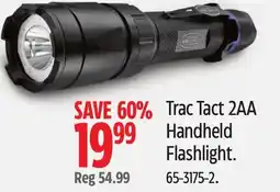 Canadian Tire Police Security Trac Tact 2AA Handheld Flashlight offer