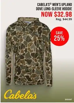 Cabela's CABELA'S MEN'S UPLAND DOVE LONG-SLEEVE HOODIE offer
