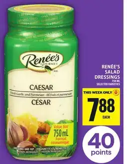 Food Basics RENÉE'S SALAD DRESSINGS offer