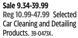 Canadian Tire Mothers Selected Car Cleaning and Detailing Products offer