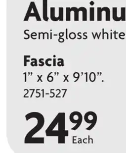 Home Hardware Fascia Aluminum Siding Accessories offer