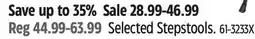 Canadian Tire Selected Stepstools offer
