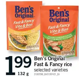 Fortinos BEN'S ORIGINAL FAST & FANCY RICE offer