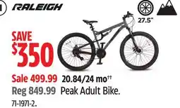 Canadian Tire Raleigh Peak Adult Bike offer