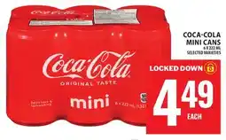 Food Basics COCA-COLA MINI CANS offer