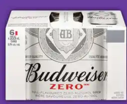 Food Basics CORONA CERO ALCOHOL-FREE BEER, BUDWEISER ALCOHOL FREE BEER offer
