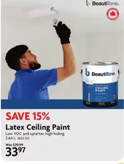 Home Hardware Latex Ceiling Paint offer