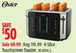 Canadian Tire Oster Touchscreen Toaster offer