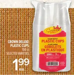 Metro CROWN DELUXE PLASTIC CUPS offer