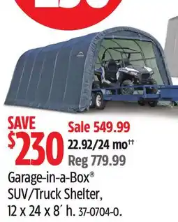 Canadian Tire ShelterLogic Garage-in-a-Box SUV/Truck Shelter offer