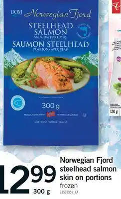Fortinos NORWEGIAN FJORD STEELHEAD SALMON SKIN ON PORTIONS offer