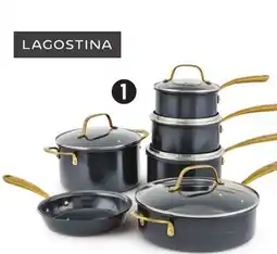 Canadian Tire Lagostina 11-Pc Eleganza Ceramic Pro Cookset offer