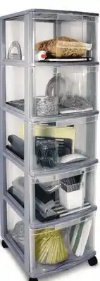 Canadian Tire Type A 5-Drawer Wheeled Storage Tower offer