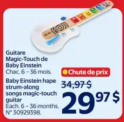 Walmart Baby Einstein Hape Strum-Along Songs Magic-Touch Guitar offer