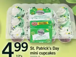 Fortinos ST. PATRICK'S DAY MINI CUPCAKES, 12'S offer
