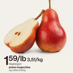 Avril Poires rouges bios offer