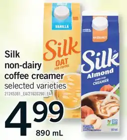 Fortinos SILK NON-DAIRY COFFEE CREAMER offer