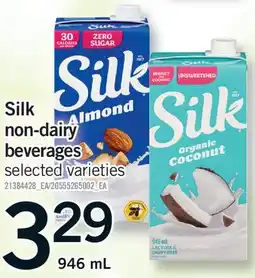 Fortinos SILK NON-DAIRY BEVERAGES offer