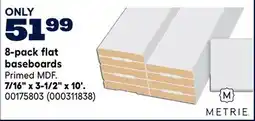 RONA 8-pack flat baseboards offer