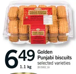 Fortinos GOLDEN PUNJABI BISCUITS offer