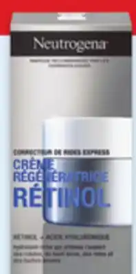 Walmart Neutrogena Rapid Wrinkle Repair retinol cream 48 mL or eye cream 14 mL offer