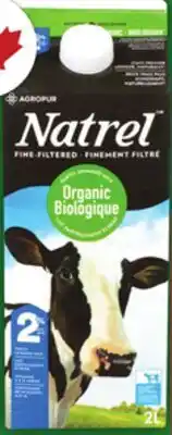 Food Basics NATREL LACTOSE FREE OR ORGANIC MILK offer