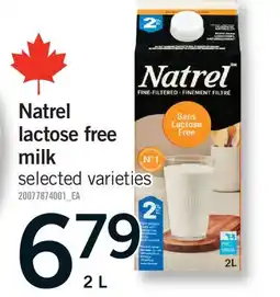 Fortinos NATREL LACTOSE FREE MILK offer