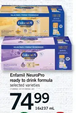 Fortinos ENFAMIL NEUROPRO READY TO DRINK FORMULA offer