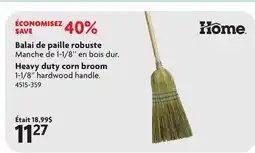 Home Hardware Heavy duty corn broom offer