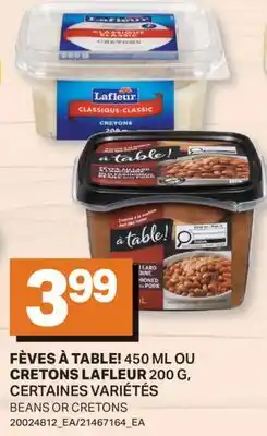 L'Intermarché FÈVES, 450 ml OU CRETONS, 200 g | BEANS OR CRETONS offer