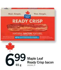 Fortinos MAPLE LEAF READY CRISP BACON offer