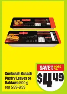 FreshCo Sunbulah Gulash Pastry Leaves or Baklawa 500 g - Ramadan offer
