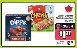 FreshCo Quaker Chewy or Dipps Granola Bars offer