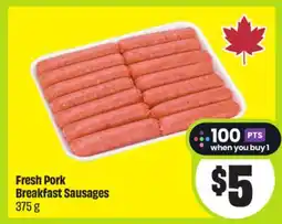 FreshCo Fresh Pork Breakfast Sausages offer