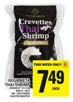 Food Basics GOURMETA THAI SHRIMP offer