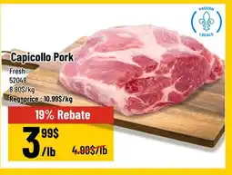 Mayrand Capicollo Pork offer