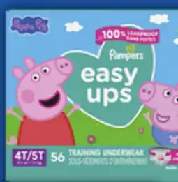 Food Basics PAMPERS EASY UPS TRAINING UNDERWEAR offer