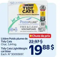 Walmart Tidy Cats LightWeight cat litter offer