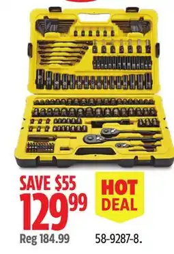 Canadian Tire Stanley Professional Grade Black Chrome Socket Set, 183-pc, SAE/Metric offer