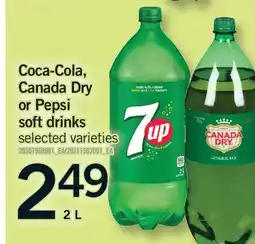 Fortinos COCA-COLA, CANADA DRY OR PEPSI SOFT DRINKS offer