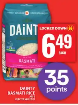 Food Basics DAINTY BASMATI RICE offer