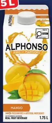 Food Basics ALPHONSO OR ALJUICE FRUIT BEVERAGE offer