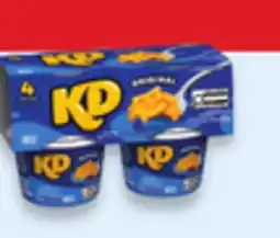 Walmart Kraft Dinner snack cups 4-pack offer