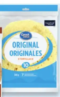 Walmart Great Value 7 tortillas offer