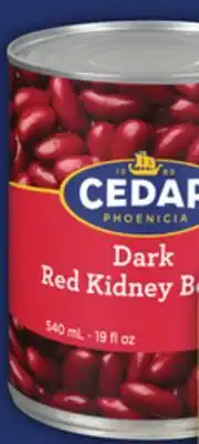 Food Basics CEDAR CANNED BEANS offer