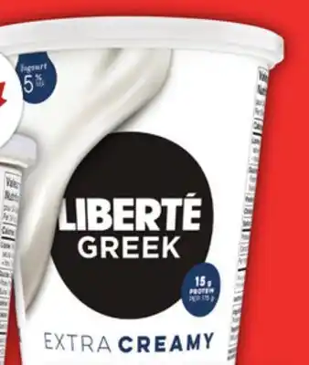 Food Basics LIBERTÉ GREEK YOGURT offer