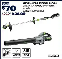 RONA EGO Blower/string trimmer combo offer