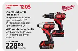 Home Hardware M18 cordless combo kit offer