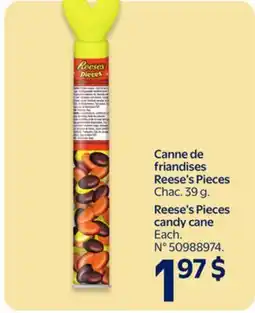Walmart Reese's Pieces candy cane offer
